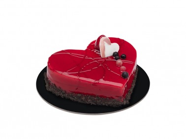 Mini STRAWBERRY - CHOCOLATE HEART Cake